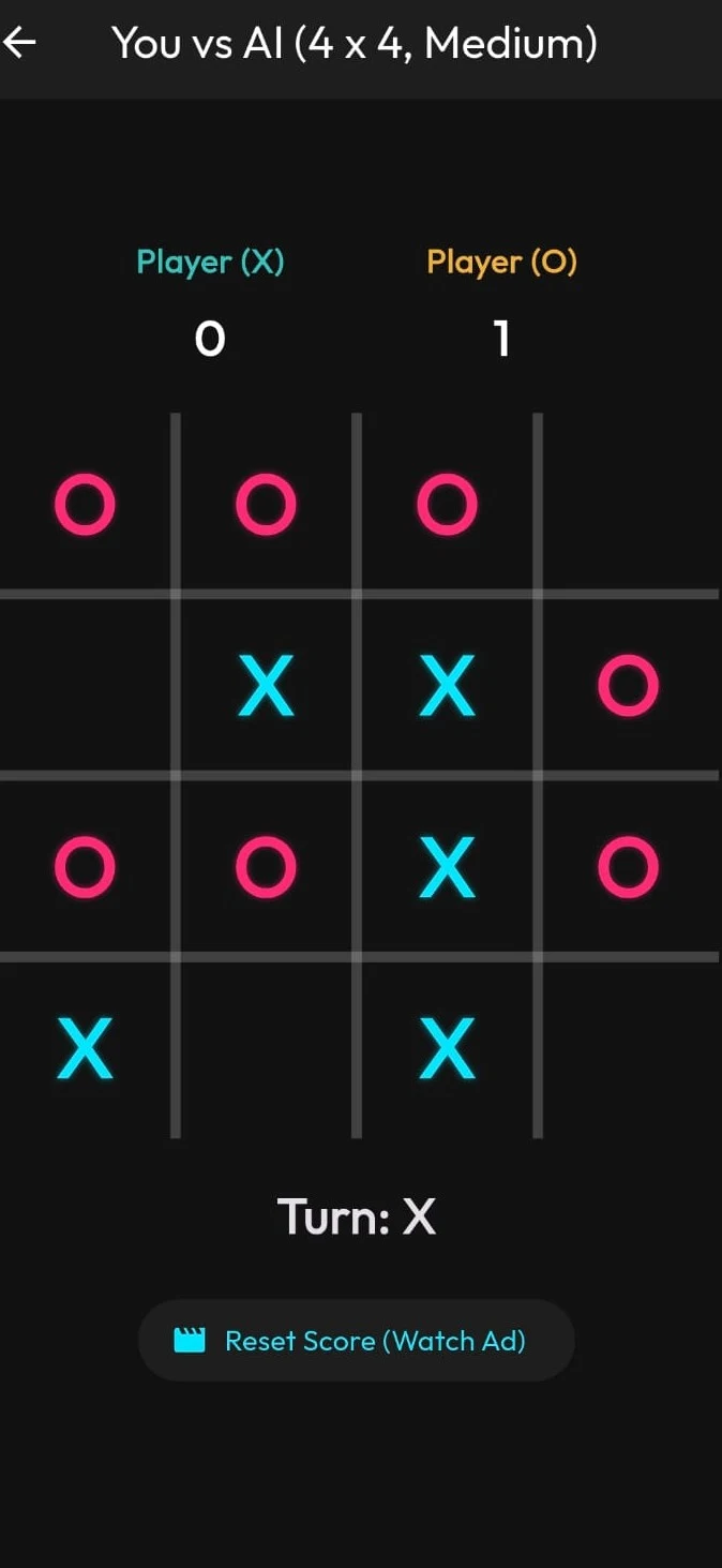 Tic Tac Toe: XOXO 2 Player XO screenshot