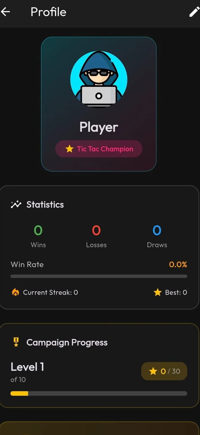 Tic Tac Toe: XOXO 2 Player XO screenshot