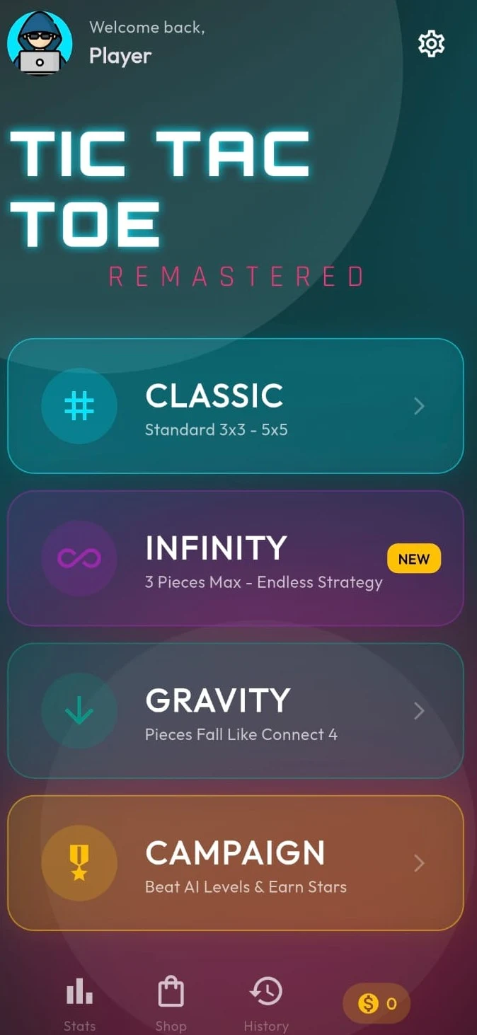 Tic Tac Toe: XOXO 2 Player XO screenshot