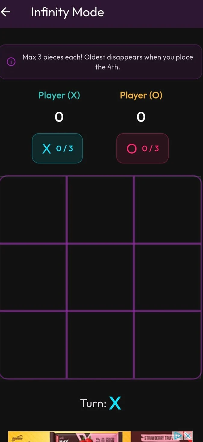 Tic Tac Toe: XOXO 2 Player XO screenshot